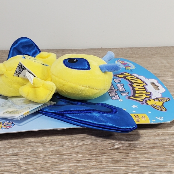 Webkinz Zumbuddy Zahara First Edition Yellow Blue Plush Littlr Buddy New - Picture 7 of 8